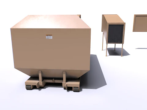 Trash compactor 3D Model
