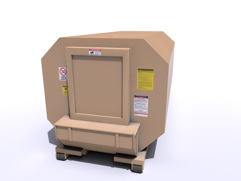 Trash compactor Modèle 3D