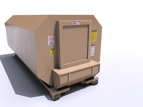 Trash compactor 3D Model