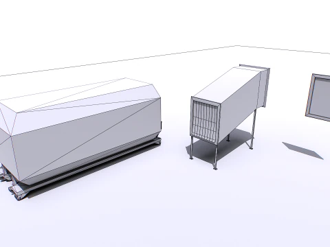 Trash compactor 3D Model