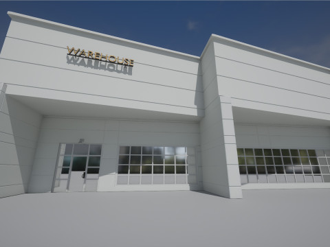 Modular Warehouse 3D 模型