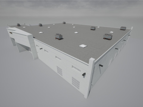 Modular Warehouse 3D 模型