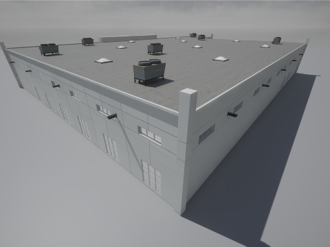 Modular Warehouse 3D 模型