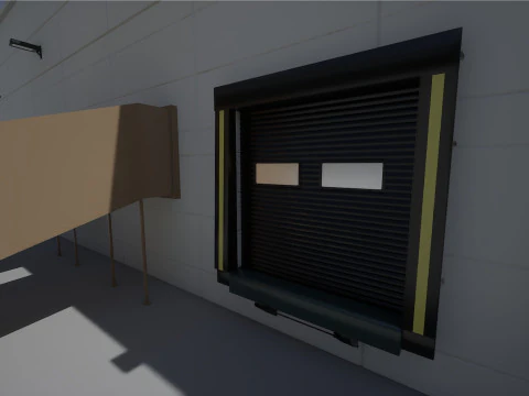 Modular Warehouse 3D Model