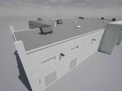 Modular Warehouse 3D 模型