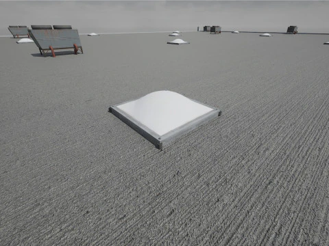 Modular Warehouse 3D Model