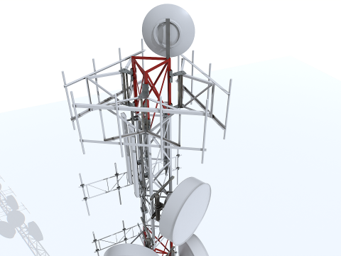 Radio Tower Modello 3D