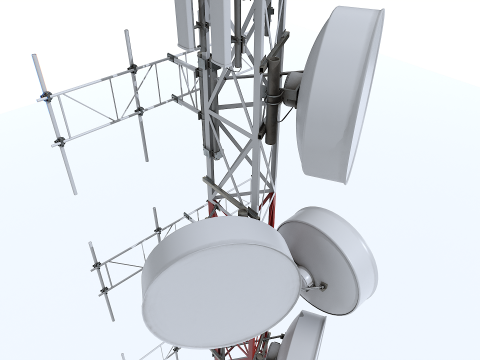 Radio Tower Modello 3D