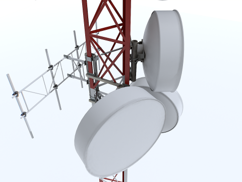 Radio Tower Modello 3D