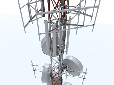 Radio Tower 3D Model