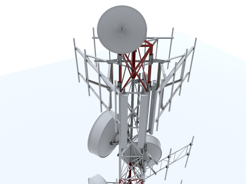 Radio Tower Modello 3D