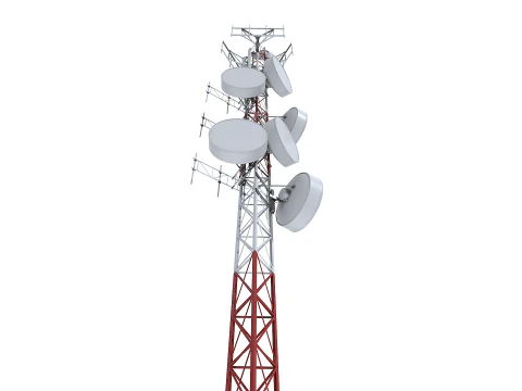 Radio Tower 3D Model