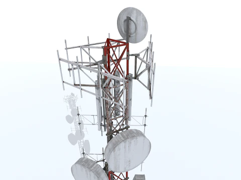 Rusty Tower Antenna 3D Model