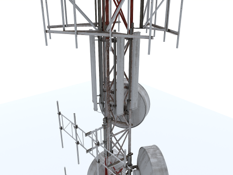 Rusty Tower Antenna 3D Model