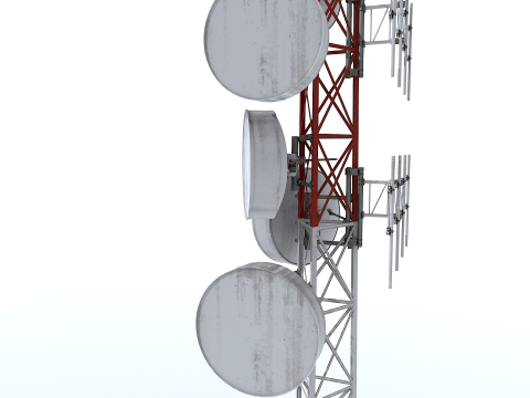 Rusty Tower Antenna 3D Model