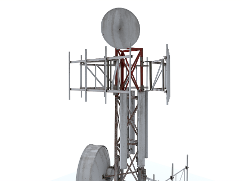 Rusty Tower Antenna 3D Model