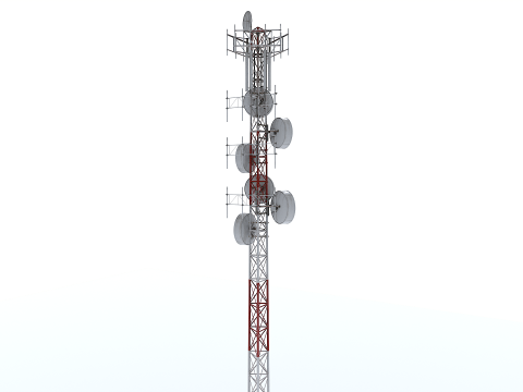 Rusty Tower Antenna 3D Model