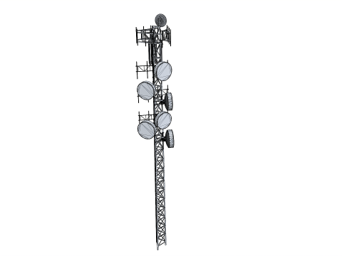 Rusty Tower Antenna 3D Model