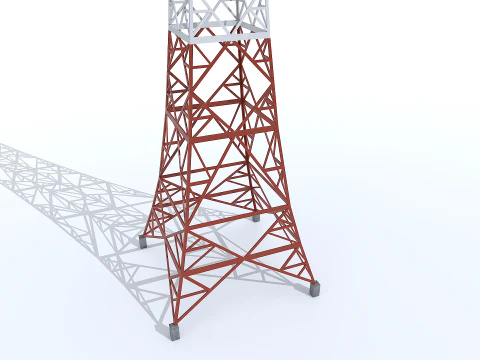 Tower Antenna 3D Model