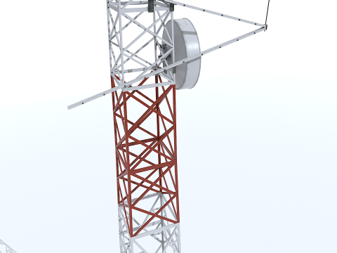 Tower Antenna 3D-Modell