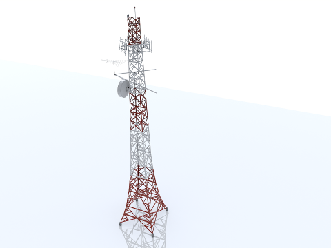 Tower Antenna 3D-Modell