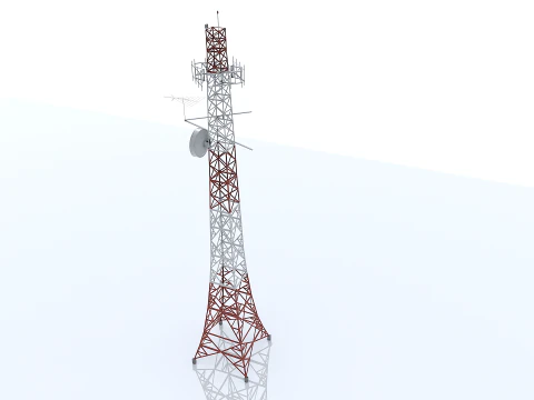 Tower Antenna 3D Model