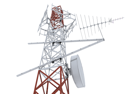Tower Antenna 3D-Modell