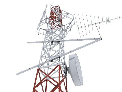 Tower Antenna 3D Model