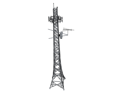 Tower Antenna 3D-Modell