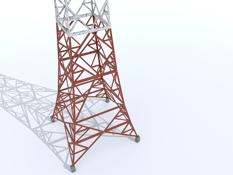 Old Tower Antenna Modèle 3D