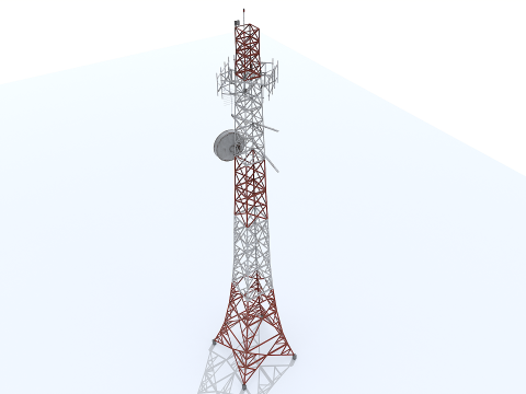 Old Tower Antenna Modèle 3D