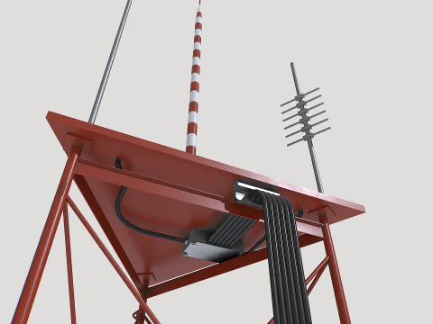 Antenna modulare Modello 3D