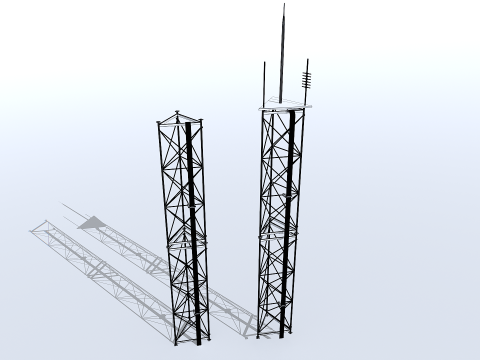 Modular antenna 3D Model