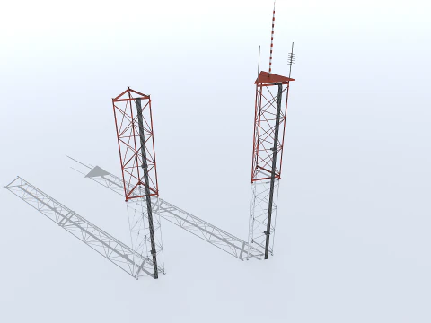 Antenna modulare Modello 3D