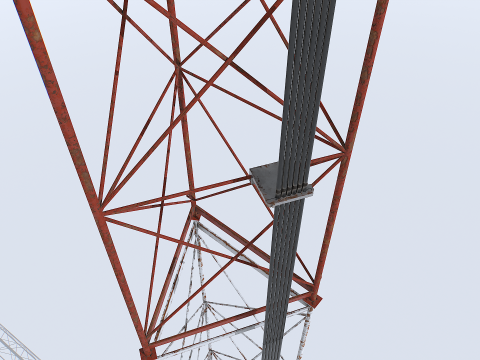 Rusty modular antenna 3D Model