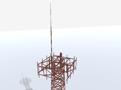 Modular Radar Tower 1 3D Model