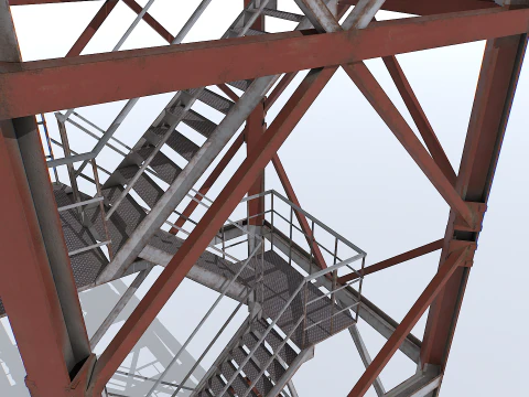 Modulaire radartoren 2 3D Model