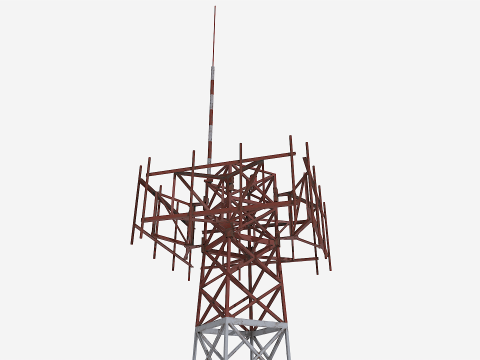 Modular Radar Tower 2 3D Model