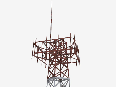 Modulaire radartoren 2 3D Model