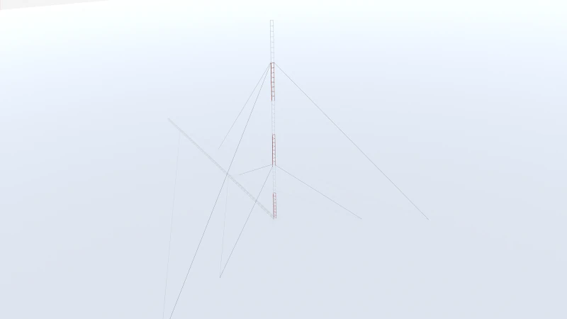 Antenna radio modulare Modello 3D .c4d .max .obj .3ds .fbx .stl .blend 