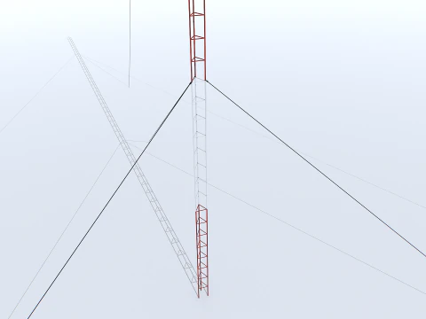 Antenna radio modulare Modello 3D