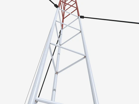 Antenna radio modulare Modello 3D