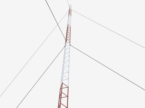 Antenna radio modulare Modello 3D