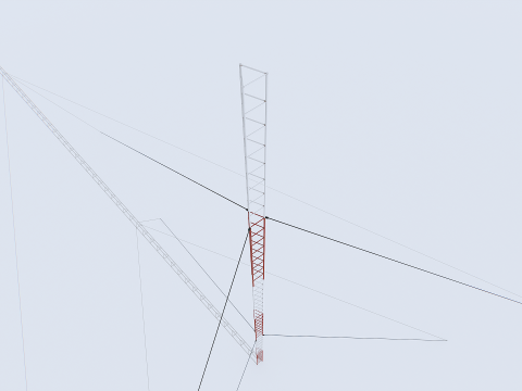 Modular Radio Antenna Model 3D