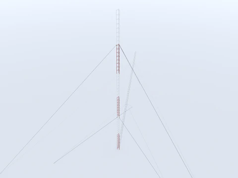 Antenna radio modulare Modello 3D