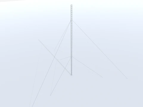 モジュラー無線アンテナ 2 3Dモデル