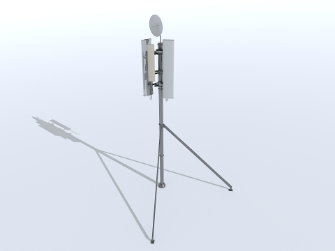 Cell Phone Tower 3D 모델