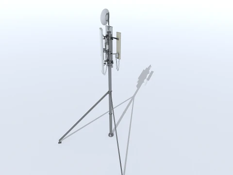 Cell Phone Tower 3D Model