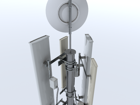 Cell Phone Tower Modelo 3D