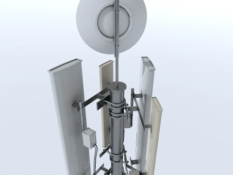 Cell Phone Tower 3D Model